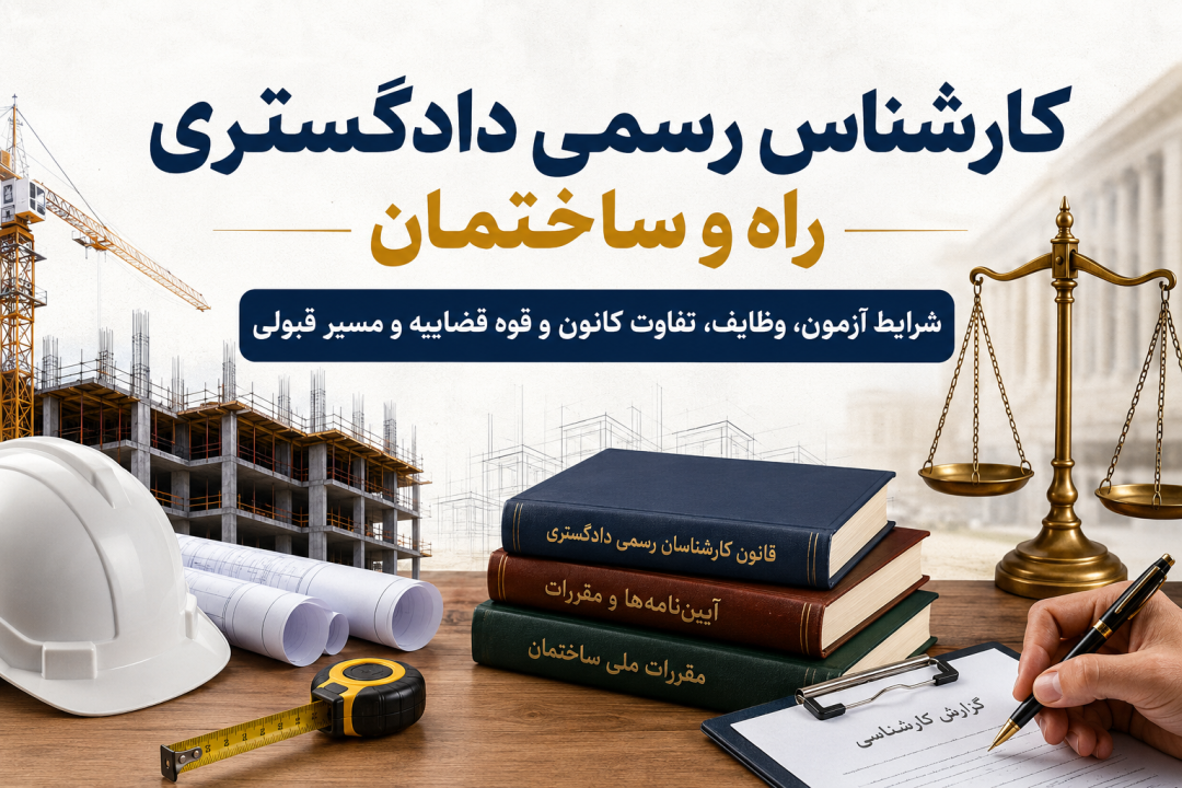 کارشناس رسمی دادگستری راه و ساختمان | شرایط آزمون، وظایف، تفاوت کانون و قوه قضاییه و مسیر قبولی